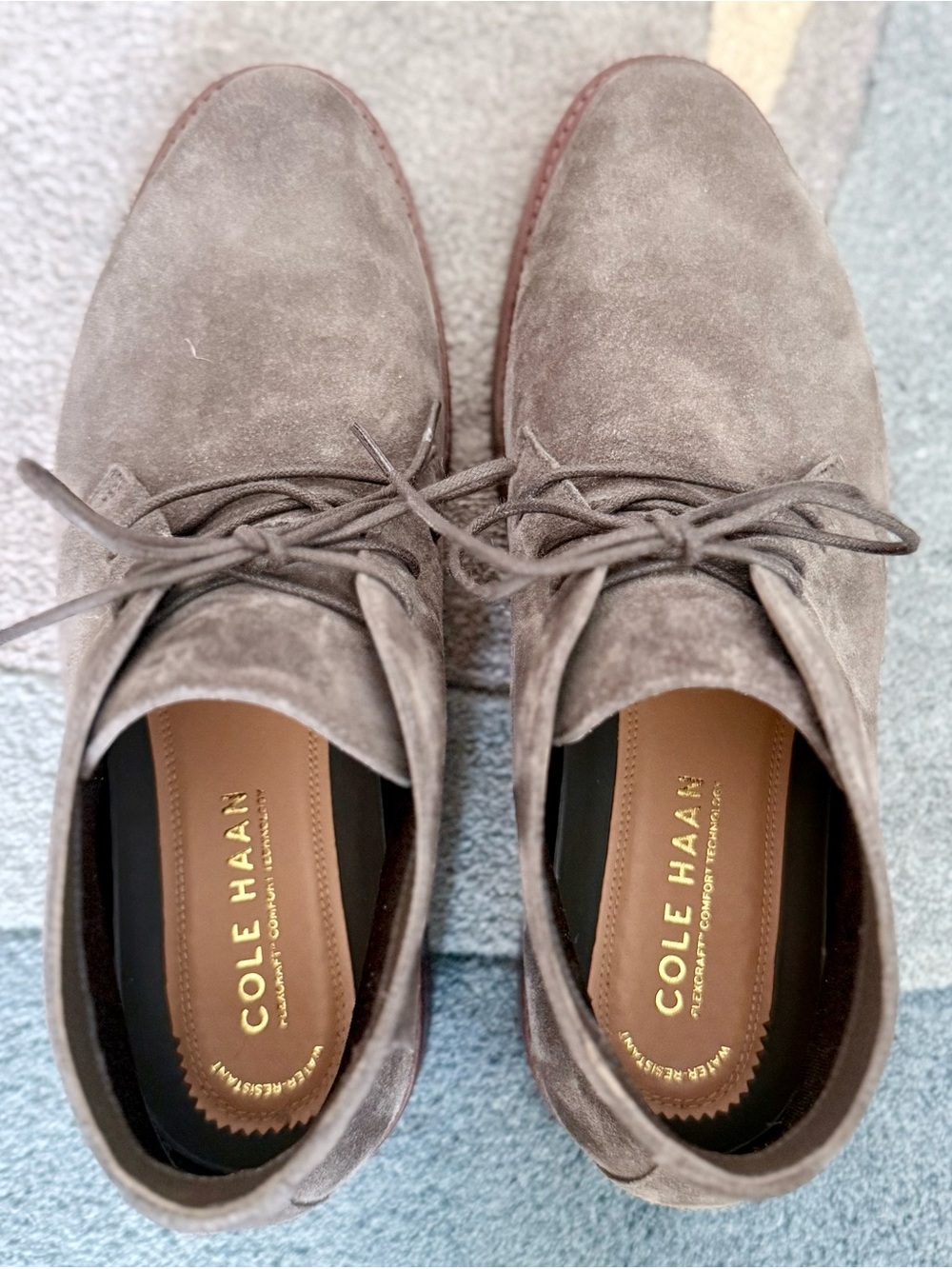 Men's Cole Haan Judson Grand Suede Chukka Boots - Classic Lace-Up - Size 9.5M - Picture 6 of 9